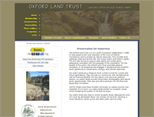 Tablet Screenshot of oxfordlandtrust.com
